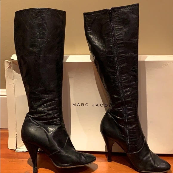 Marc Jacobs black knee-high boots - Picture 4 of 6